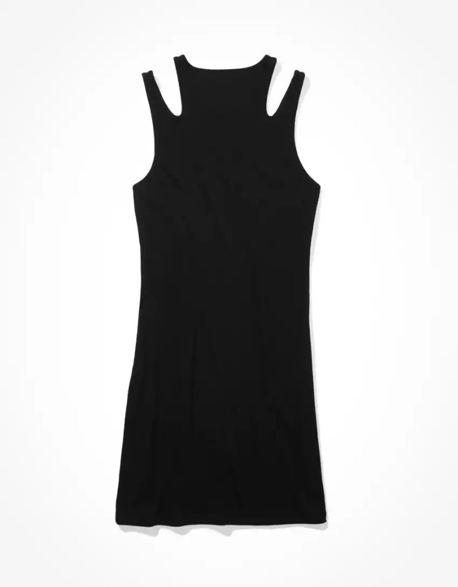 Mini Robe American Eagle AE Cut-Out Tank Noir Femme | GLI-97202648